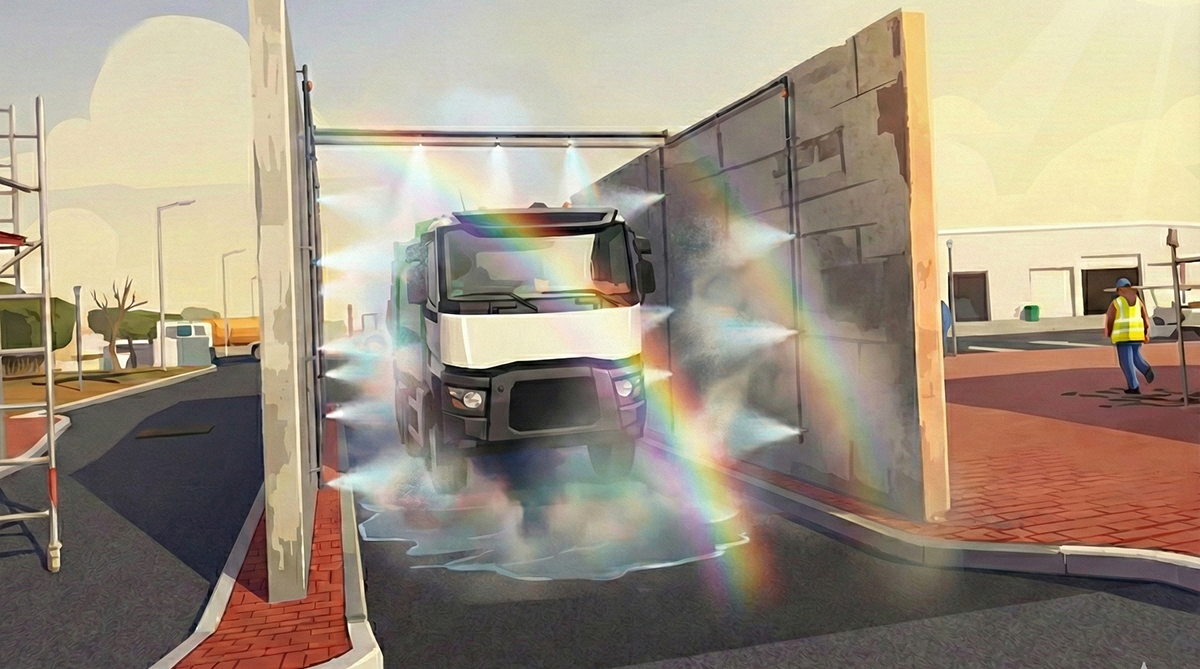 Vehicle Spray Systems are automated biosecurity solutions designed to disinfect all vehicles entering or exiting poultry farms. Using carefully chosen nozzle types and chemicals, the system targets tires, undercarriages, and vehicle bodies to eliminate pathogens and reduce the risk of disease transmission, including avian influenza.
With drive-through arches, sensor-activated operation, and automated chemical dosing, we design these systems to ensure consistent, labor-free disinfection. Customizable coverage and controlled solution containment deliver reliable, standardized biosecurity while significantly minimizing cross-contamination risks.